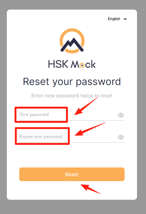 如何重置HSK Mock账户的密码？(图14)